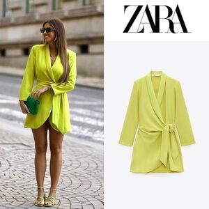 BRAND NEW: Zara Mustard Yellow Dress